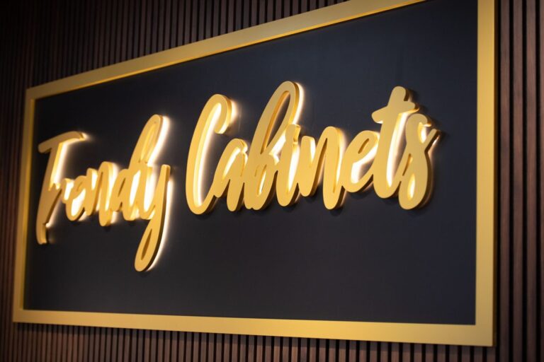 Showroom Sign – Trendy Cabinets